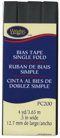 Single Fold Bias Tape Dark Gray