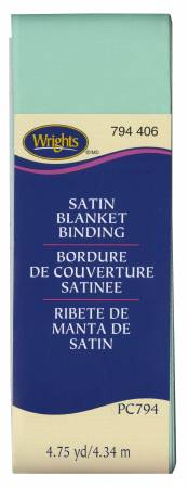 Poly Blanket Binding 4.75yd Cool Cucumber