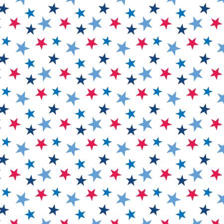 Celebration Stars White- Celebrate the USA