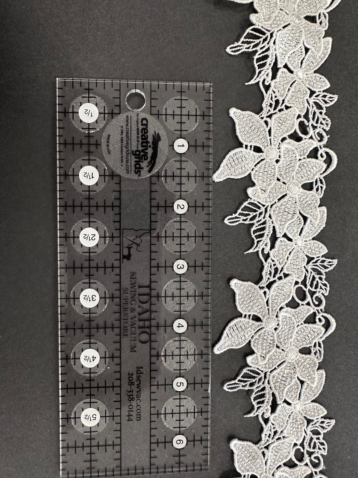 Lace Trim with Large Floral