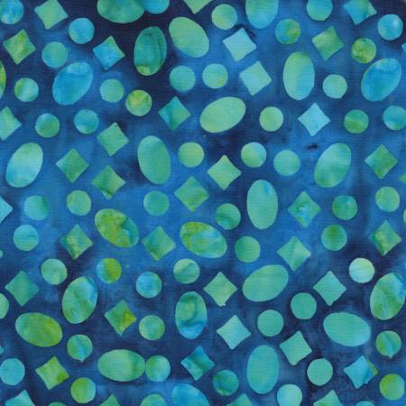 Gravel Blue Cornflower Batik