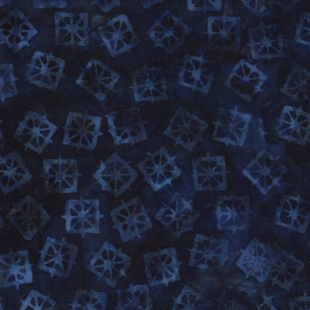 Lantern Blue Navy Batik
