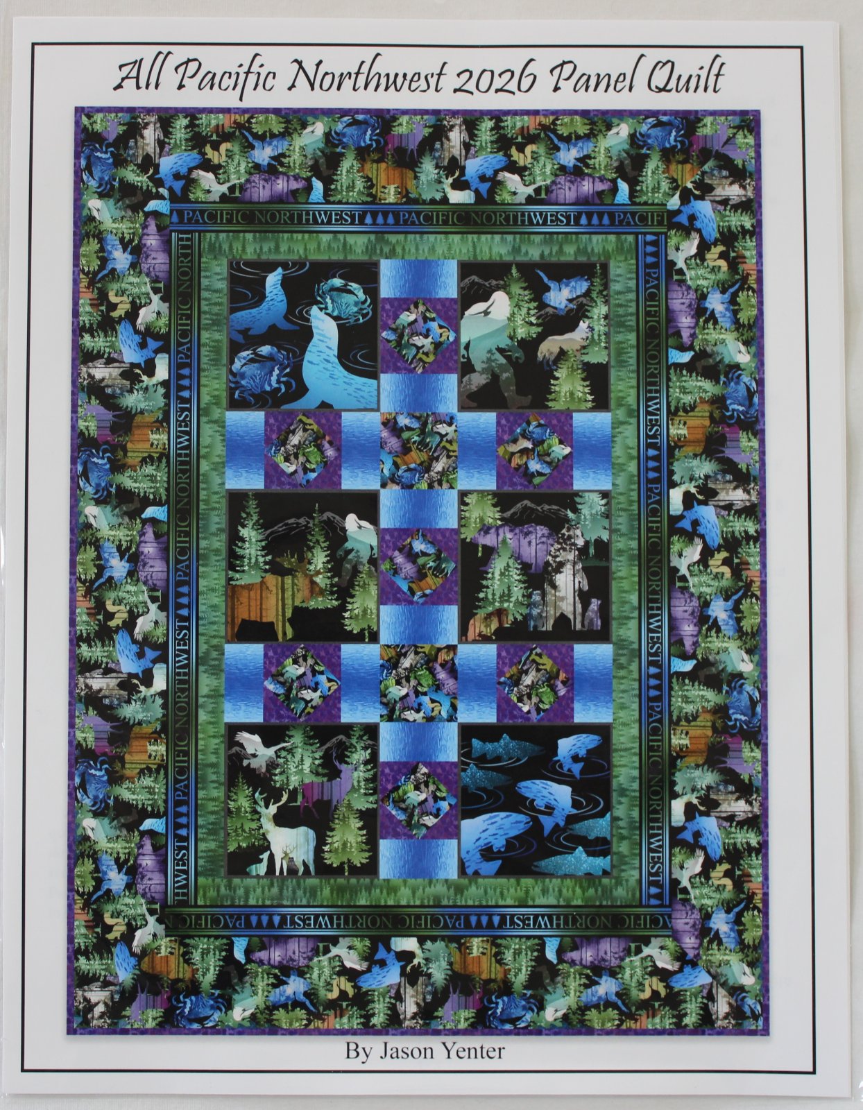 All Pacific Northwest 2026 Panel Quilt Pattern – Idaho Sewing