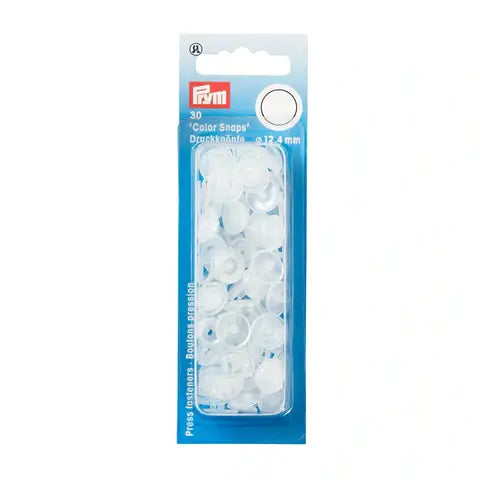 Color Snaps 12.4mm 30ct Clear