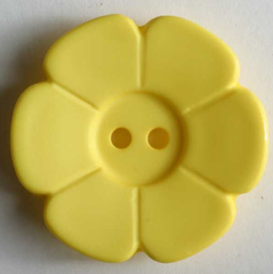 Dill Fashion Button 15mm Yellow