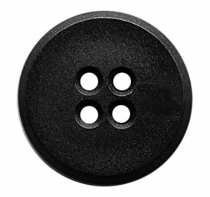 Dill Polyamide Button 22mm Black