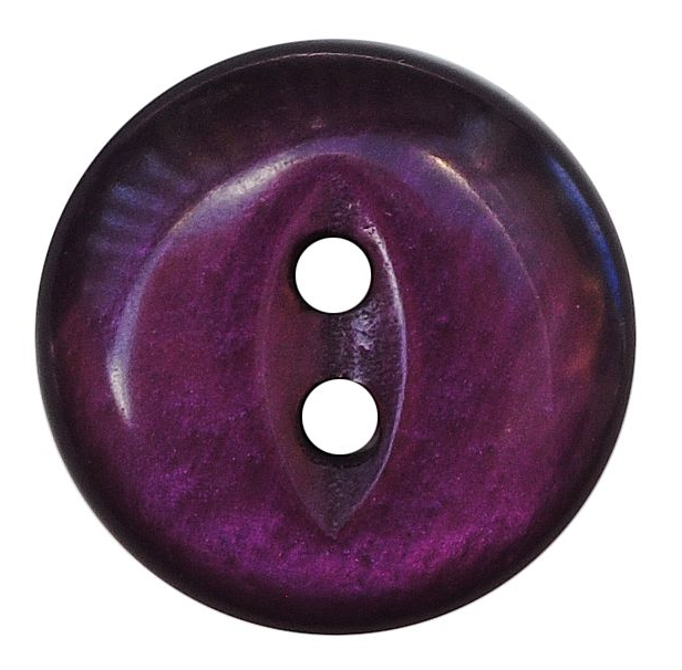 Dill Polyester Button 13mm Lila