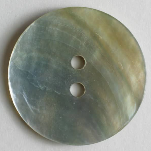 Dill Shell Button 15mm White