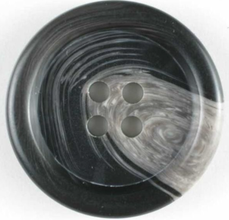 Dill Suit Button 13mm Black
