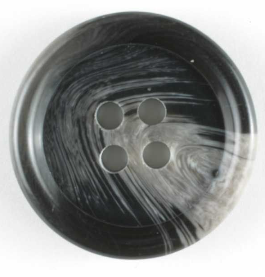 Dill Suit Button 15mm Grey