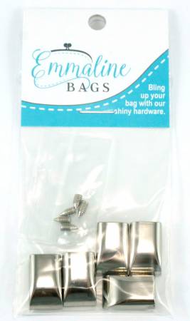 Zipper/Cord Ends Nickel 5 Pack