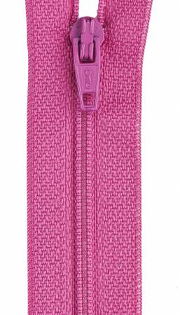 All-Purpose Polyester Coil Zipper 22in Dark Rose