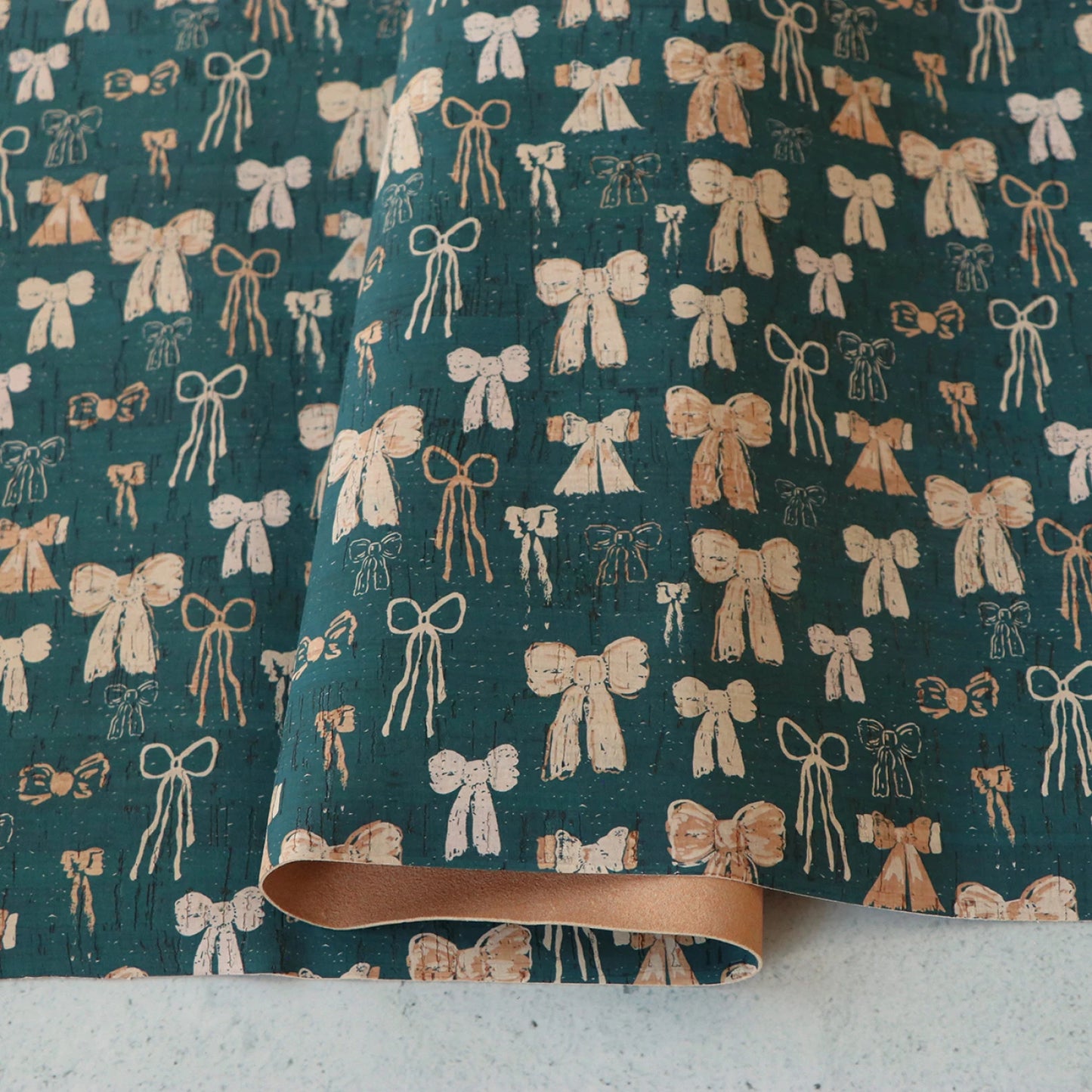 All Tied Up Cork 1/2 yard cut