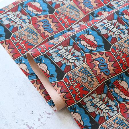 Comic Art Cork 1/2yd