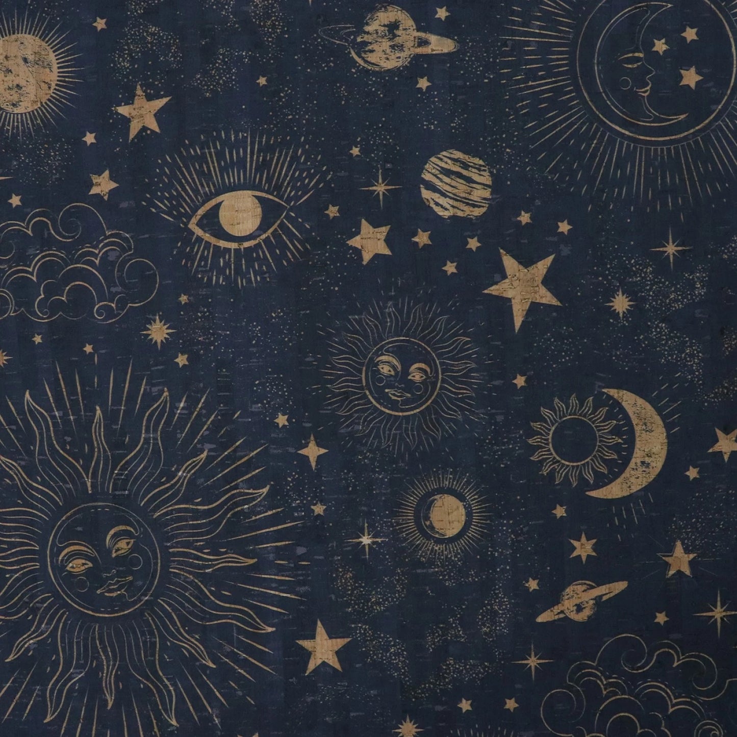 Zodiac Galaxy Cork 1/2 yard cut