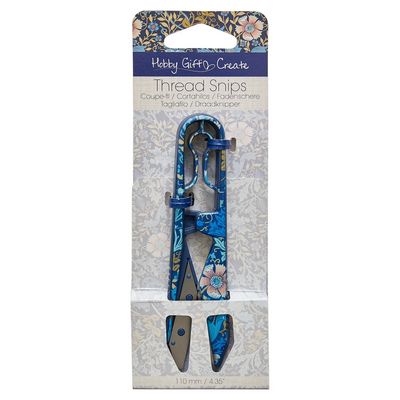 Thread Snips 11cm Blue Floral