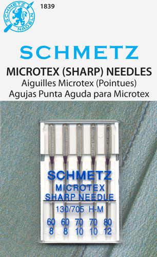 Schmetz Microtex 5pk Ass