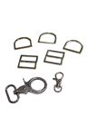 Bugsy Backpack Hardware Kit Gold