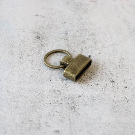 Two Screw-In Key Fobs 1in Antique