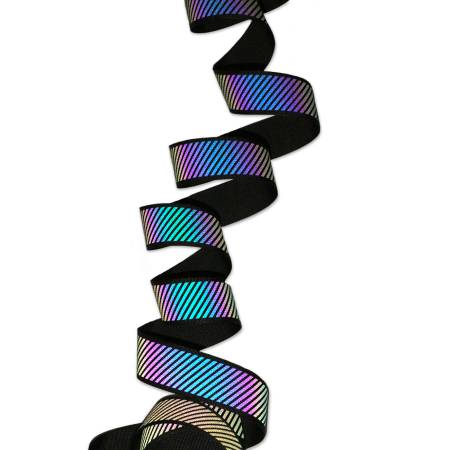 Reflective Diagonal Stripe Webbing
