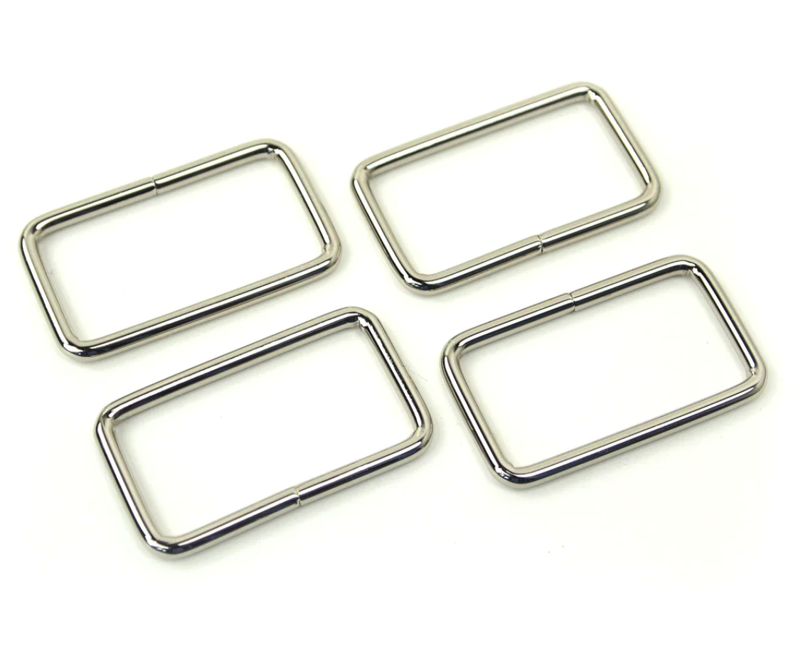 1 1/2" Rectangle Rings 4pc