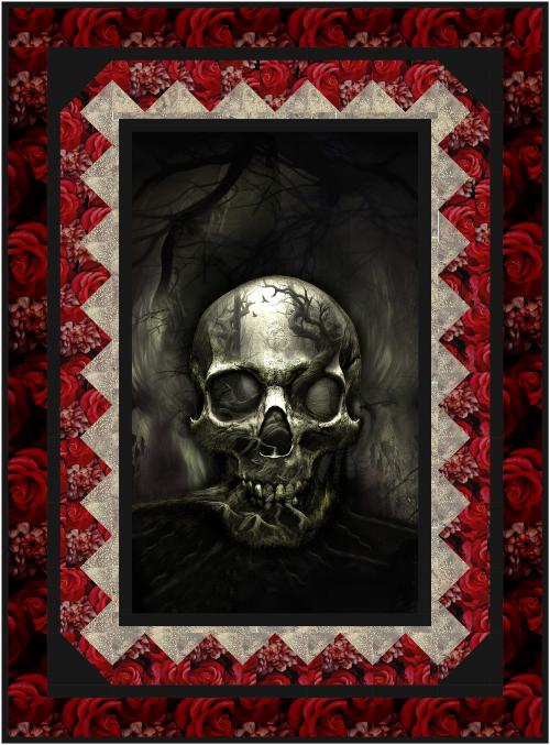 Graveyard Blooms- Stamp of Approval Quilt Kit