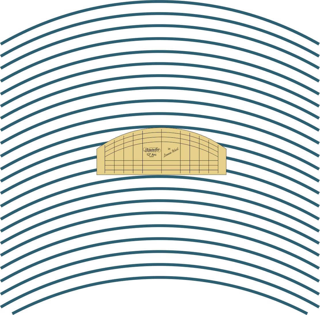 Westalee 12 in Arc Template Low Shank
