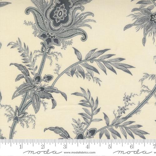 Porcelain Plume Florals Jacobean- Breathtaking Blues