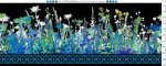 I Dream in Color Blue Border Stripe