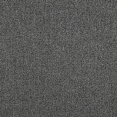 Grey Melange- Viscose Gabardine Brushed Stretch