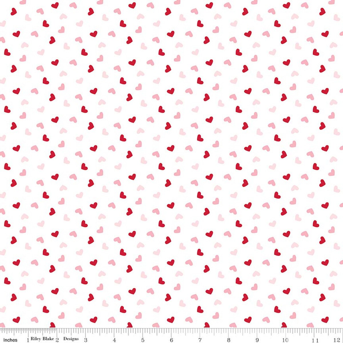 Seasonal Basics Heart Toss White
