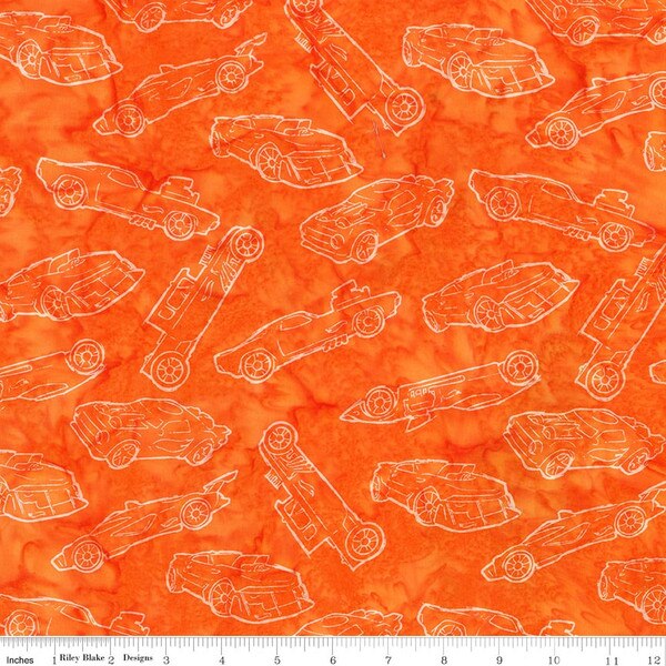 Mandarin Hot Wheels Full Throttle Batik