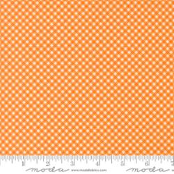 Pumpkin Gingham- Birch Willow Quilting Cuddle