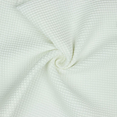 Cotton Waffle White