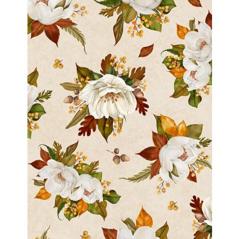 Tossed Magnolias Cream