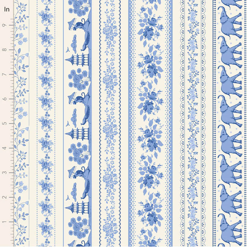 Tilda Borders Blue- Something Blue