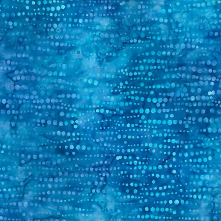 Dotted Stripes Blue Batik- Technicolor