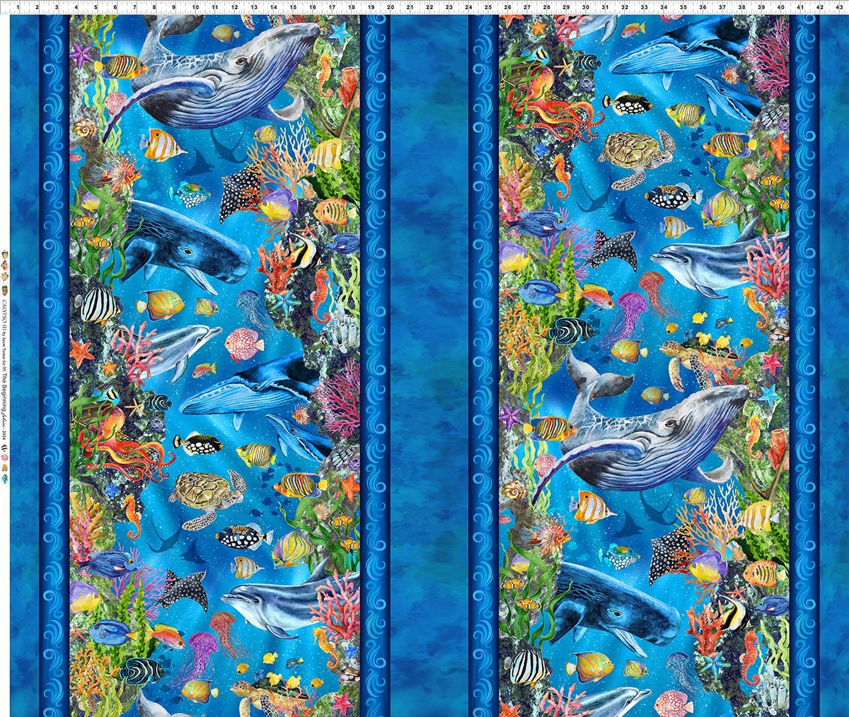 Ocean Stripe Teal- Calypso III