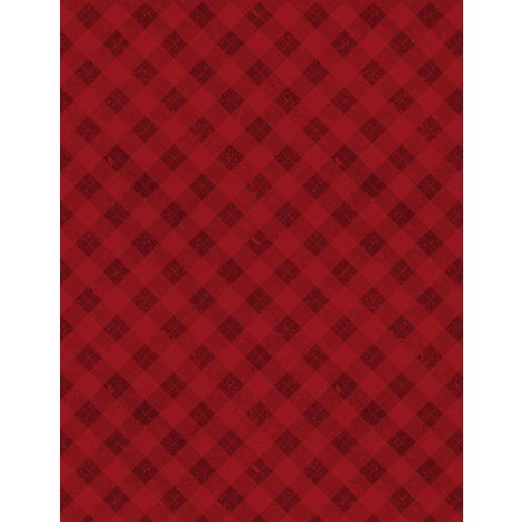 Plaid Red- Snowy Gnomies