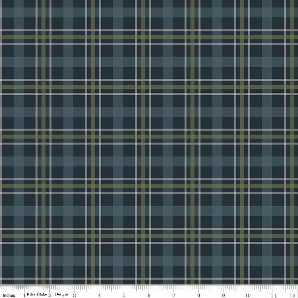 Cretaceous Plaid Navy Flannel