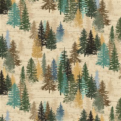 Trees Multi Flannel- Great Outdoors