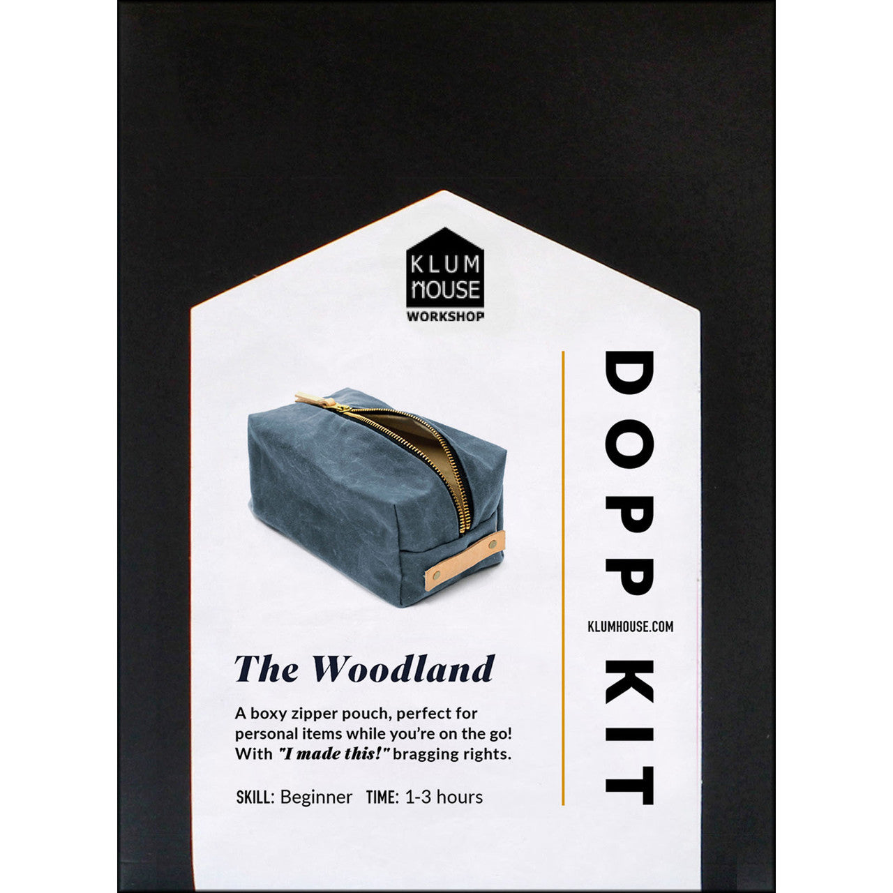 The Woodland Dopp Kit Pattern