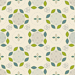 Cream Geo Floral- Renewal of Hope