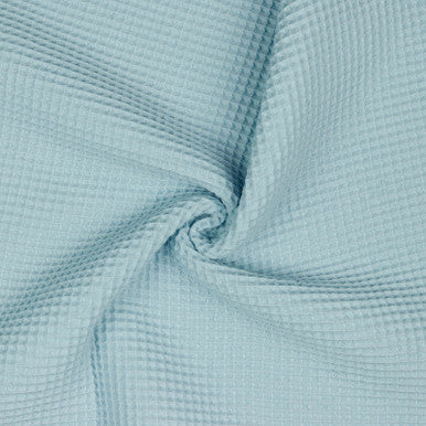 Cotton Waffle Light Blue