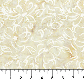 Ivory Floral Batik