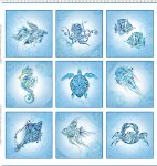 Wonders of the Ocean Blue Panel