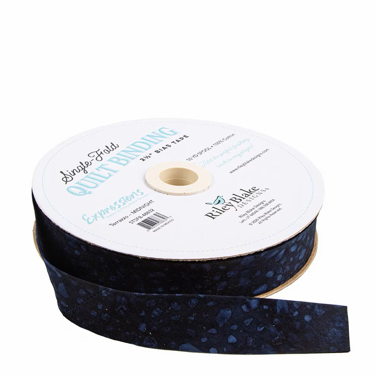 Single Fold Quilting Binding-Terrazzo Midnight