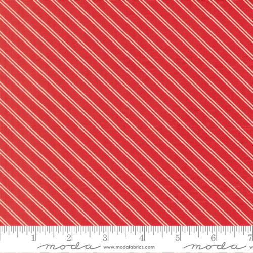 Bias Stripe Red- Bloomsberry