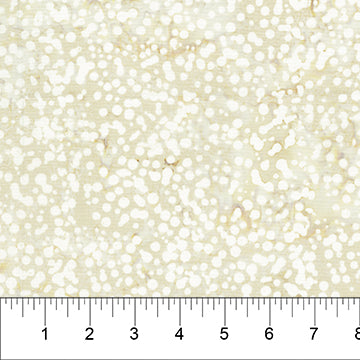 Ivory Polka Dot Batik