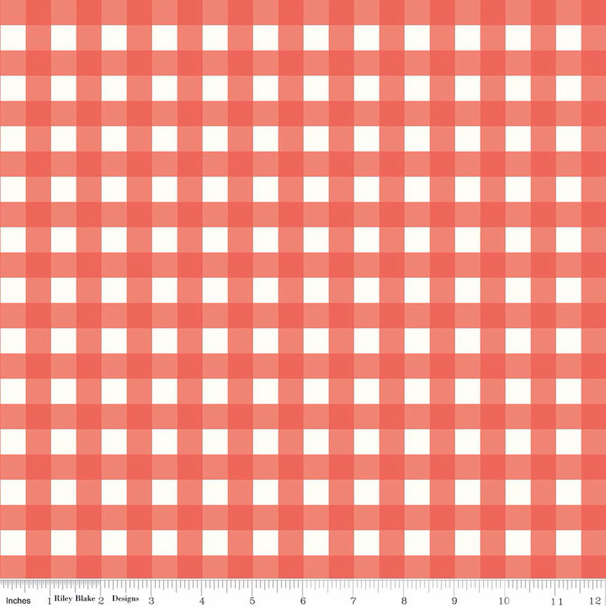 Gingham Rouge Flannel- I Love You to the Moon
